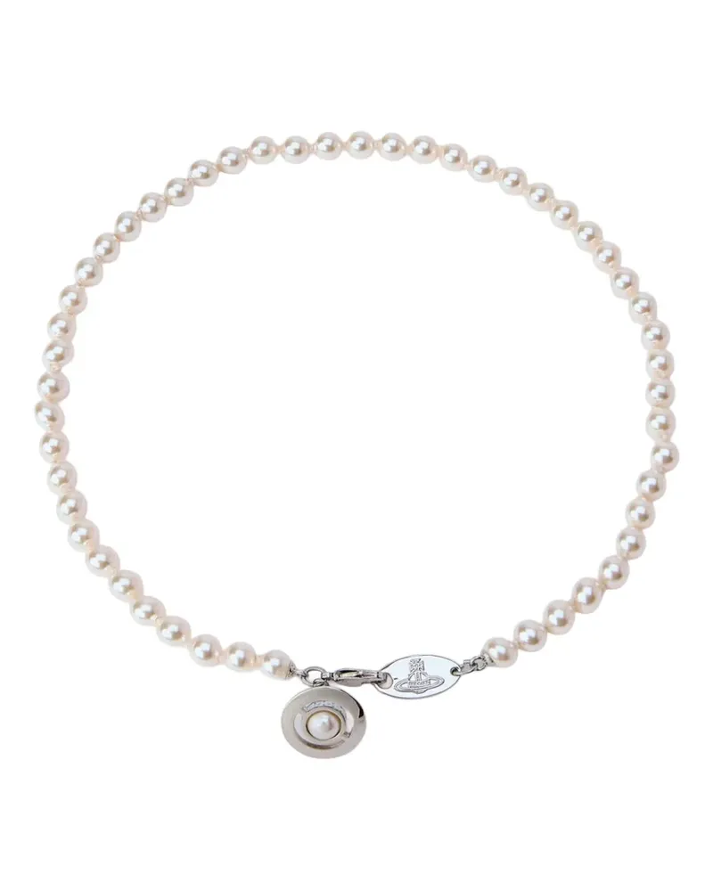 Vivienne Westwood Simonetta Halskette mit Logo-Anhänger - Nude Nude