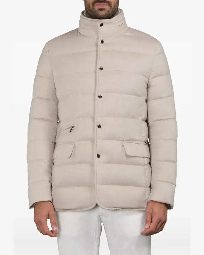 MOORER Ilvo padded jacket - Nude Nude