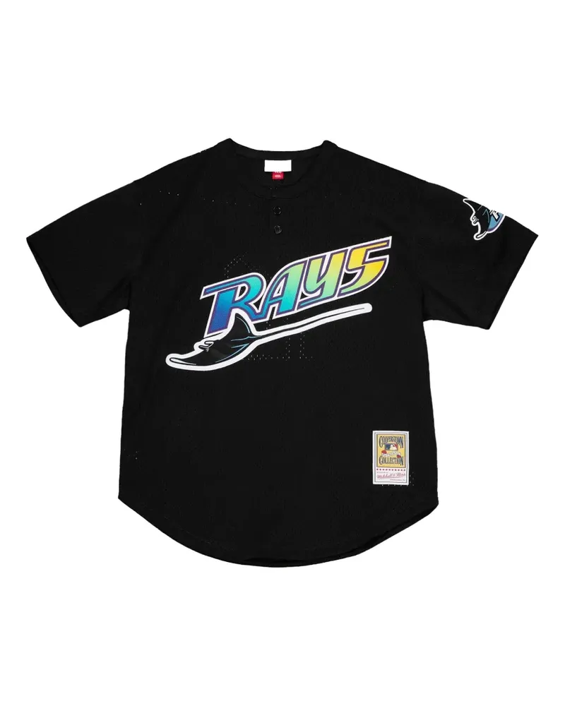 Mitchell & Ness Tampa Bay Rays 1998 Wade Boggs Trikot - Schwarz Schwarz