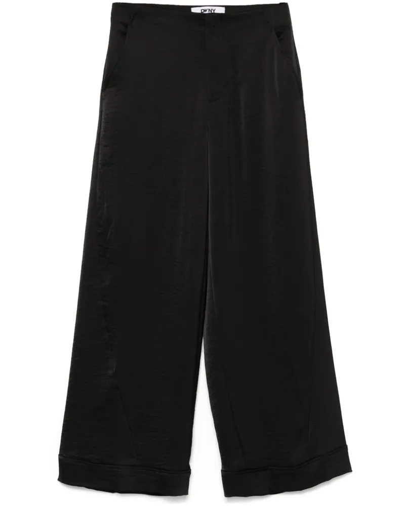 DKNY Hose mit weitem Bein - Schwarz Schwarz