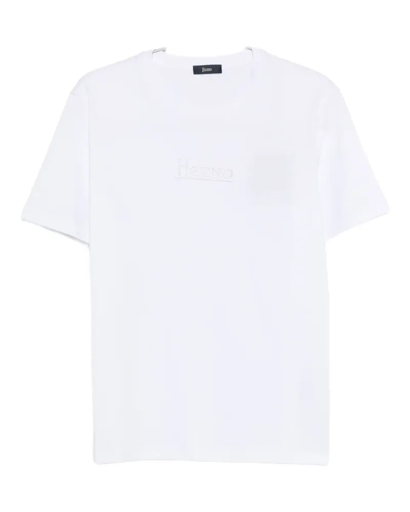 Herno logo-embroidered T-shirt - Weiß Weiß