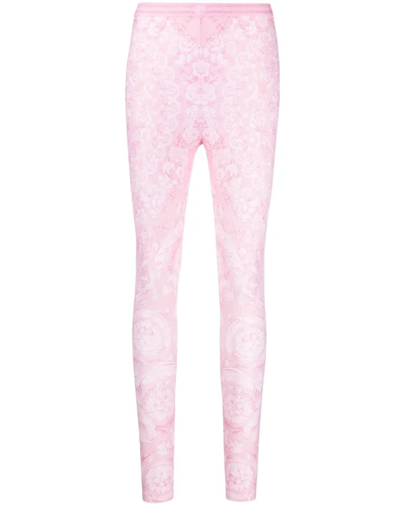 Versace Leggings mit elastischem Bund - Rosa Rosa