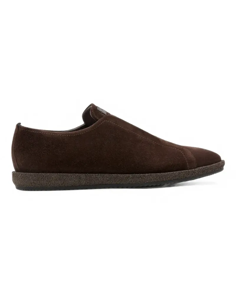 Neil Barrett Repello Slip-On-Sneakers aus Wildleder - Braun Braun