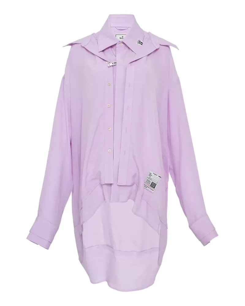 MIHARAYASUHIRO Hemd im Layering-Look - Violett Violett