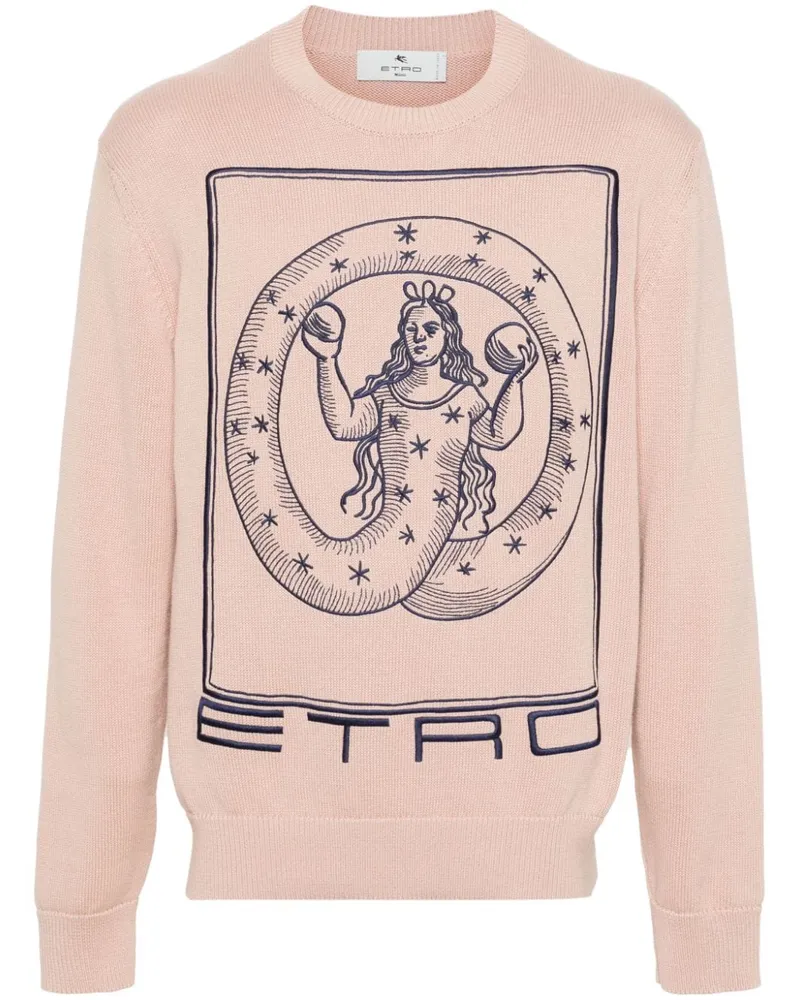 Etro Pullover mit Stickerei - Rosa Rosa