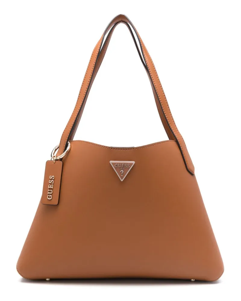 Guess Sora Schultertasche - Braun Braun
