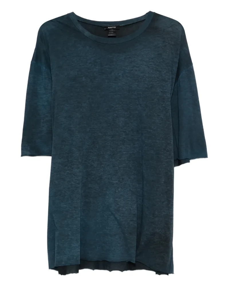 Avant Toi boxy T-shirt - Blau Blau