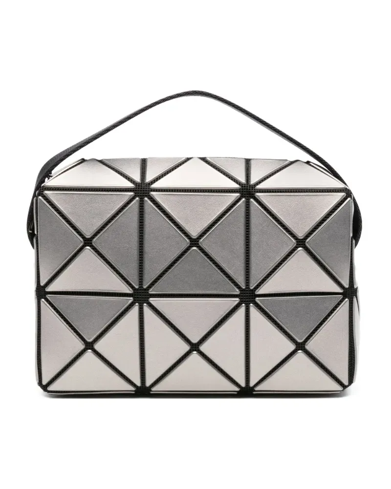 Issey Miyake Cuboid Tote Bag mit geometrischen Einsätzen - Grau Grau