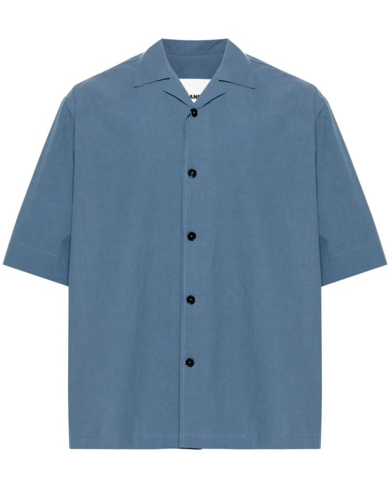 Jil Sander Hemd mit Reverskragen - Blau Blau