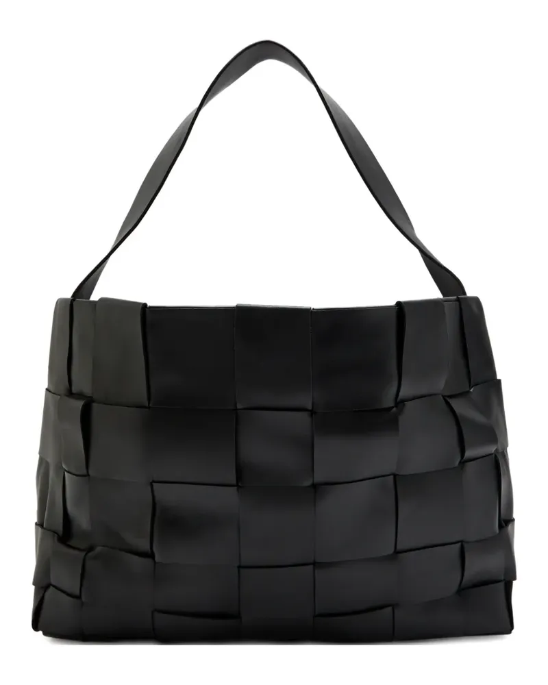 St. Agni large woven tote bag - Schwarz Schwarz