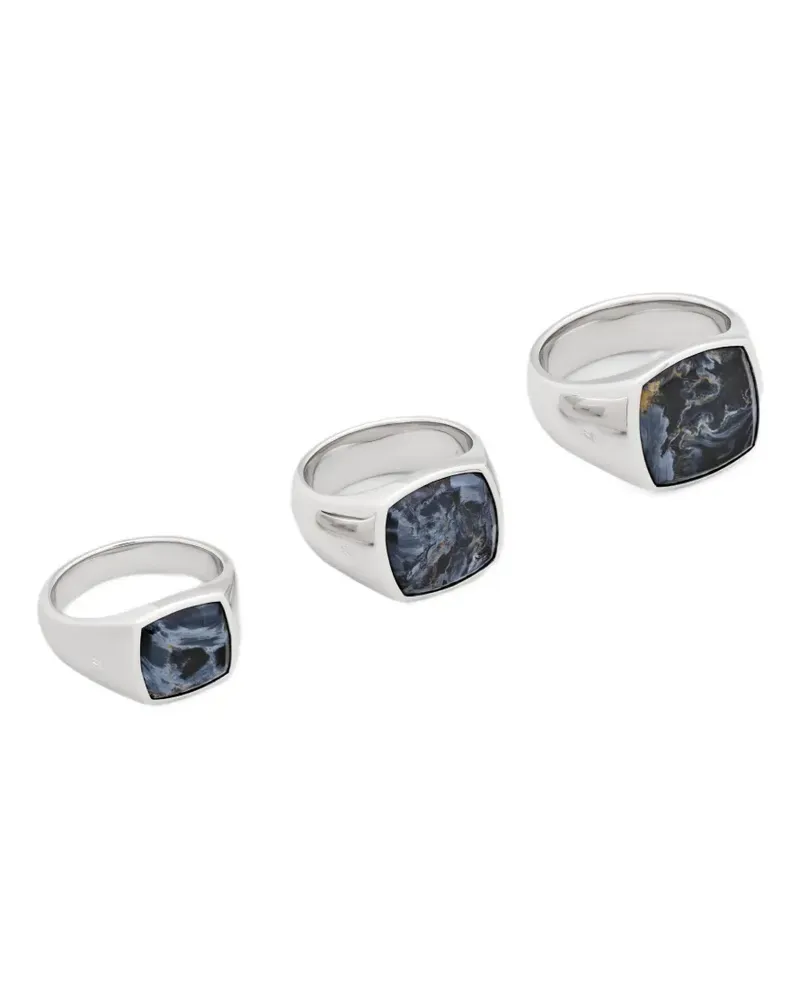 Tom Wood Kay Pietersite Ring - Silber Silber