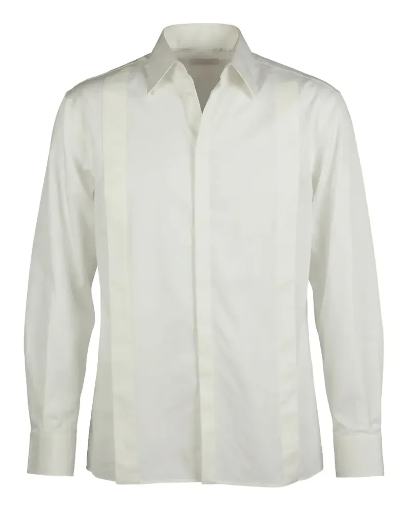 Valentino Garavani long-sleeved tuxedo shirt - Weiß Weiß