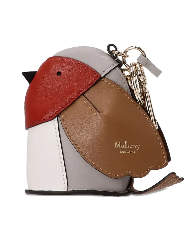 Mulberry Schlüsselanhänger in Vogelform - Grau Grau