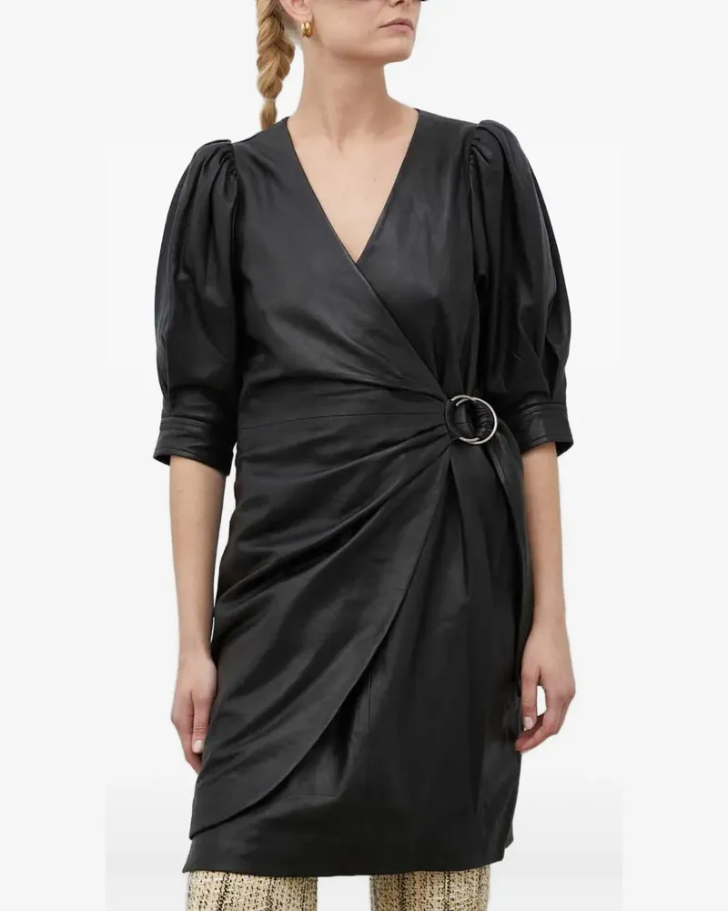 Day Birger et Mikkelsen Kleid mit Puffärmeln - Schwarz Schwarz