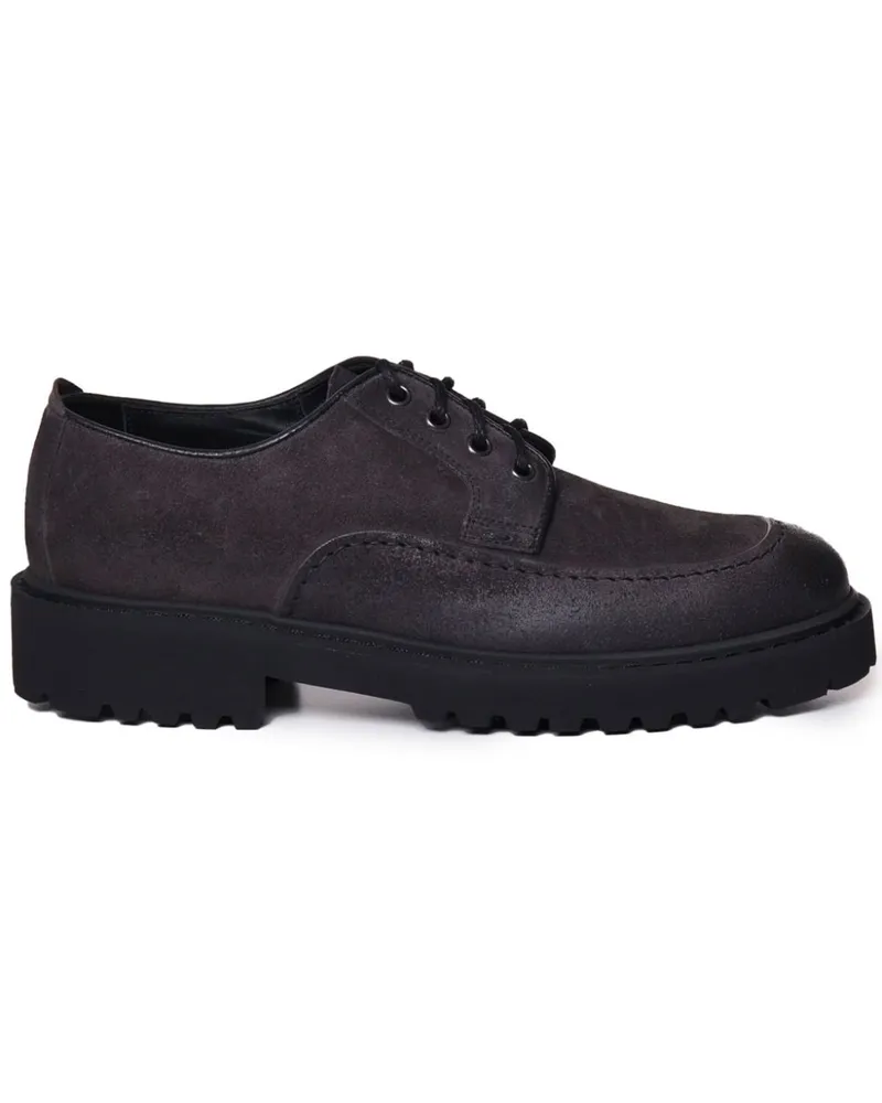 Doucal´s Derby-Schuhe aus Leder - Grau Grau