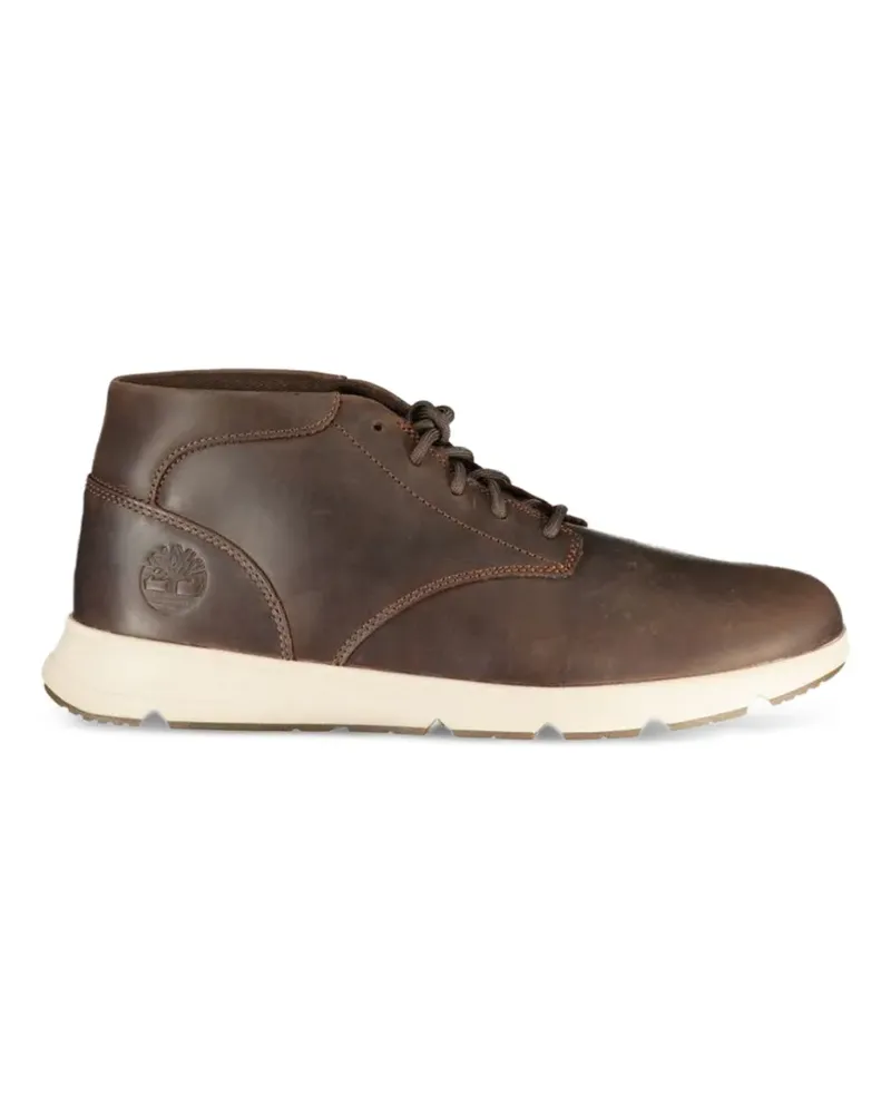 Timberland Mid Parker Street Sneakers mit Logo - Braun Braun