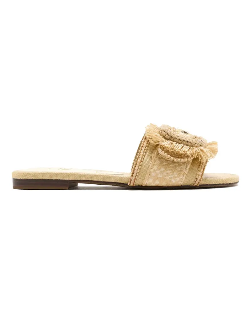 Sam Edelman tassel buckle sandals - Nude Nude