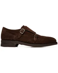 Bally Monk-Schuhe aus Wildleder Braun