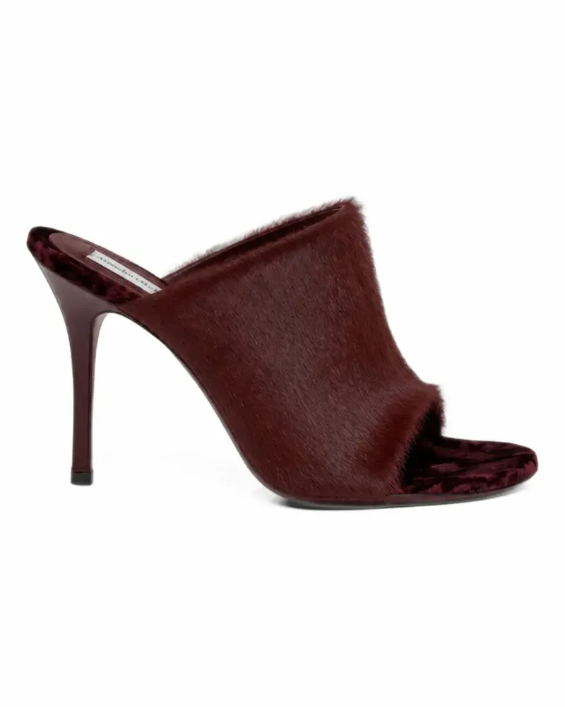 Christopher Esber Carla haircalf mules - Rot Rot