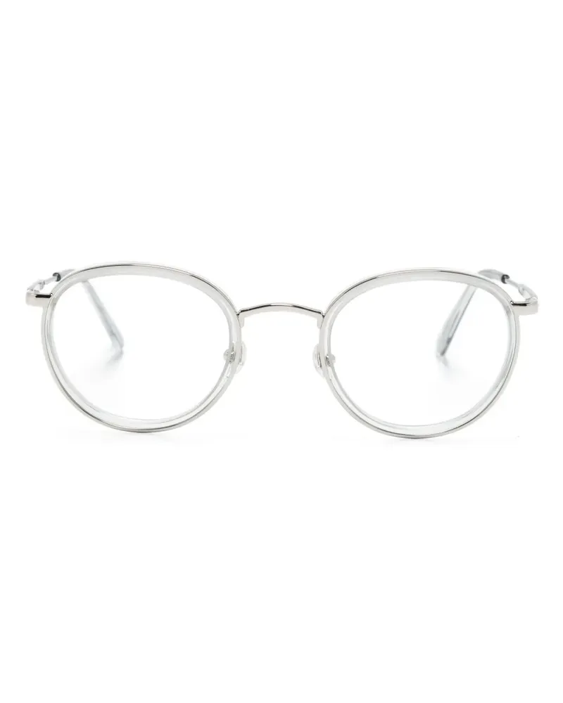 Moncler Brille mit rundem Gestell - Nude Nude