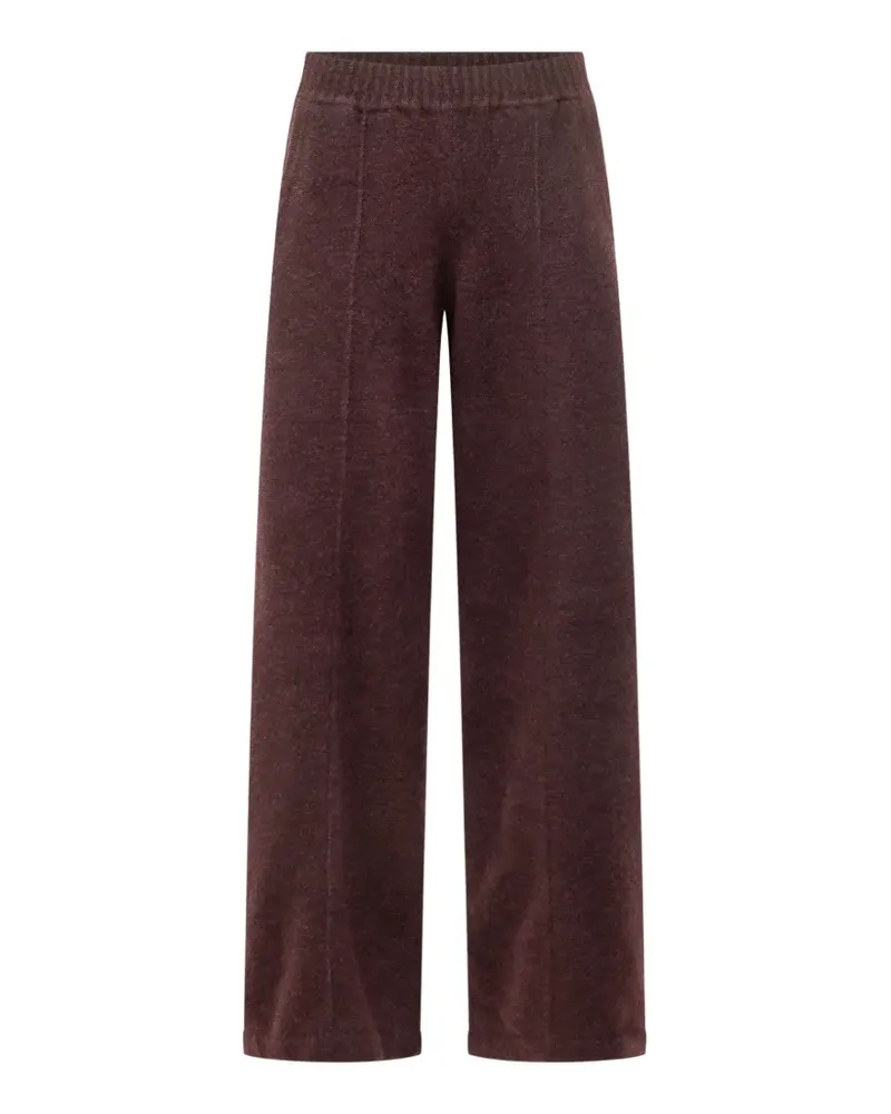 Laneus knitted wide-leg trousers - Braun Braun