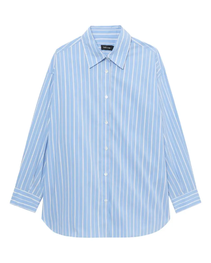 Tout a Coup Gestreiftes Hemd - Blau Blau