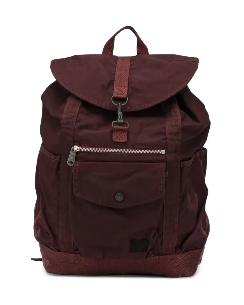 PORTER-YOSHIDA & CO Crag buckle-fastening drawstring backpack - Rot Rot
