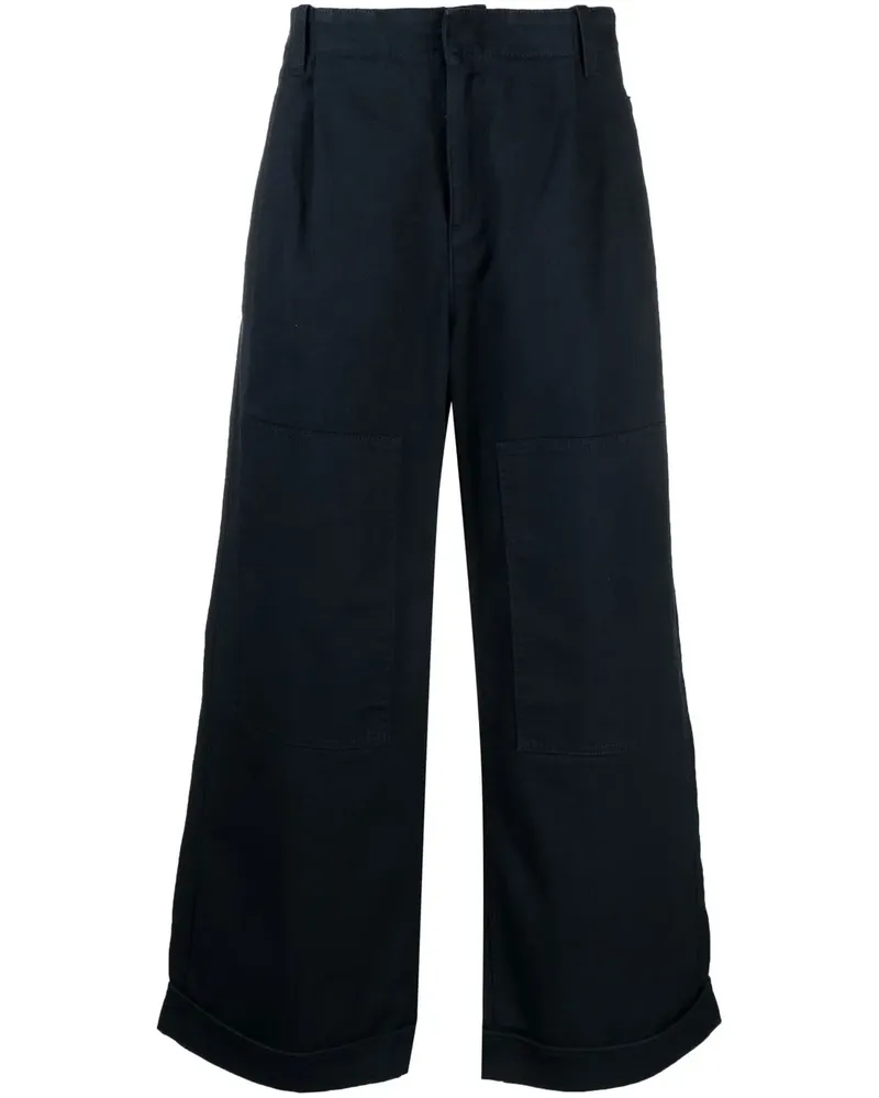 Etro Cropped-Hose mit weitem Bein - Blau Blau