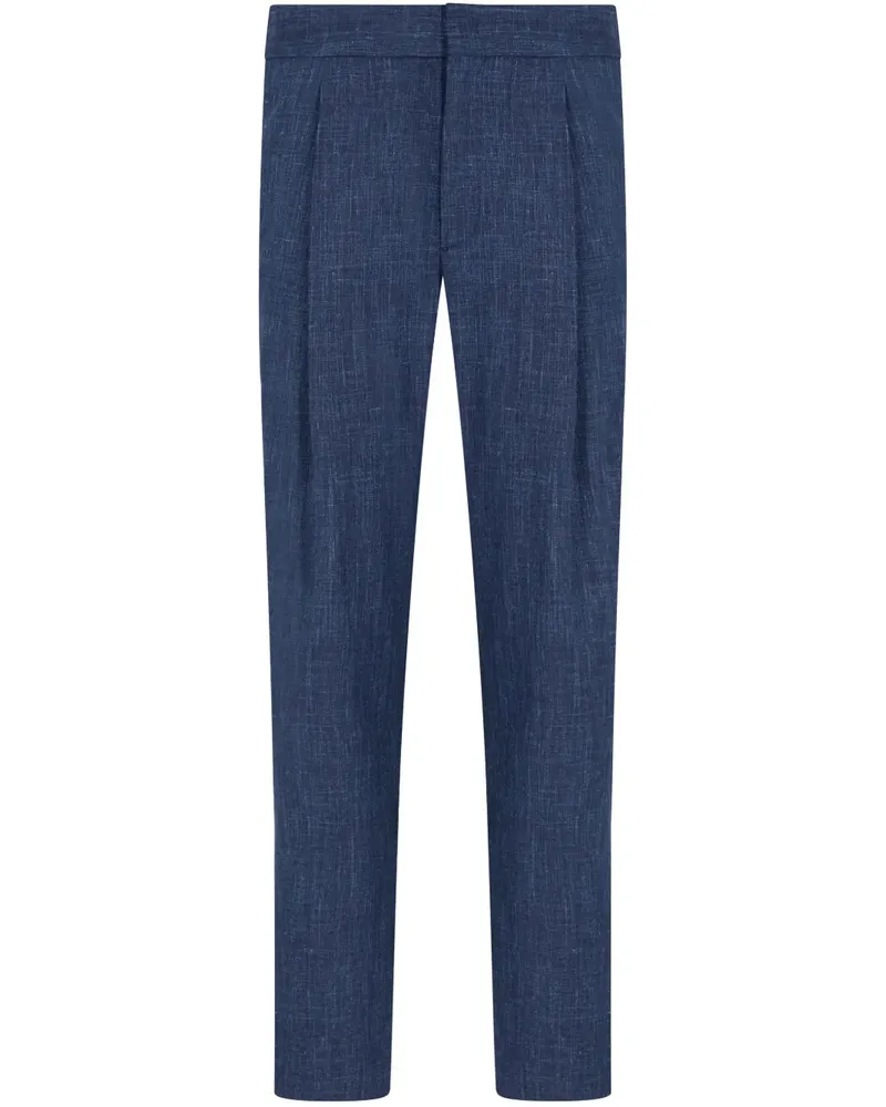 Giorgio Armani Hose mit geradem Bein - Blau Blau
