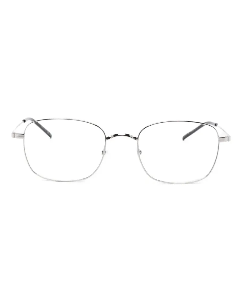 Saint Laurent Brille mit eckigem Gestell - Silber Silber