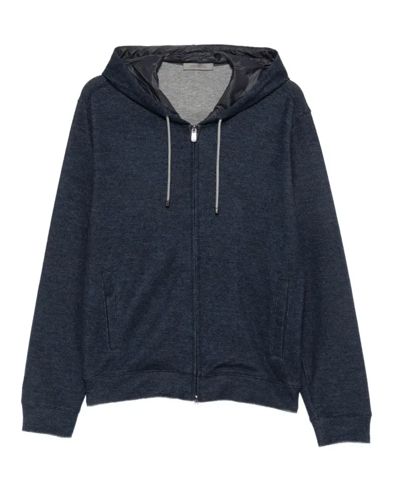Corneliani Kapuzenjacke mit Reißverschluss - Blau Blau