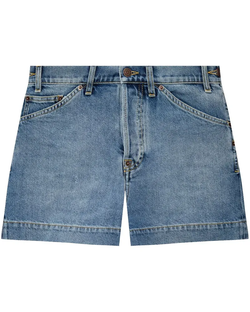 Moschino Klassische Jeans-Shorts - Blau Blau
