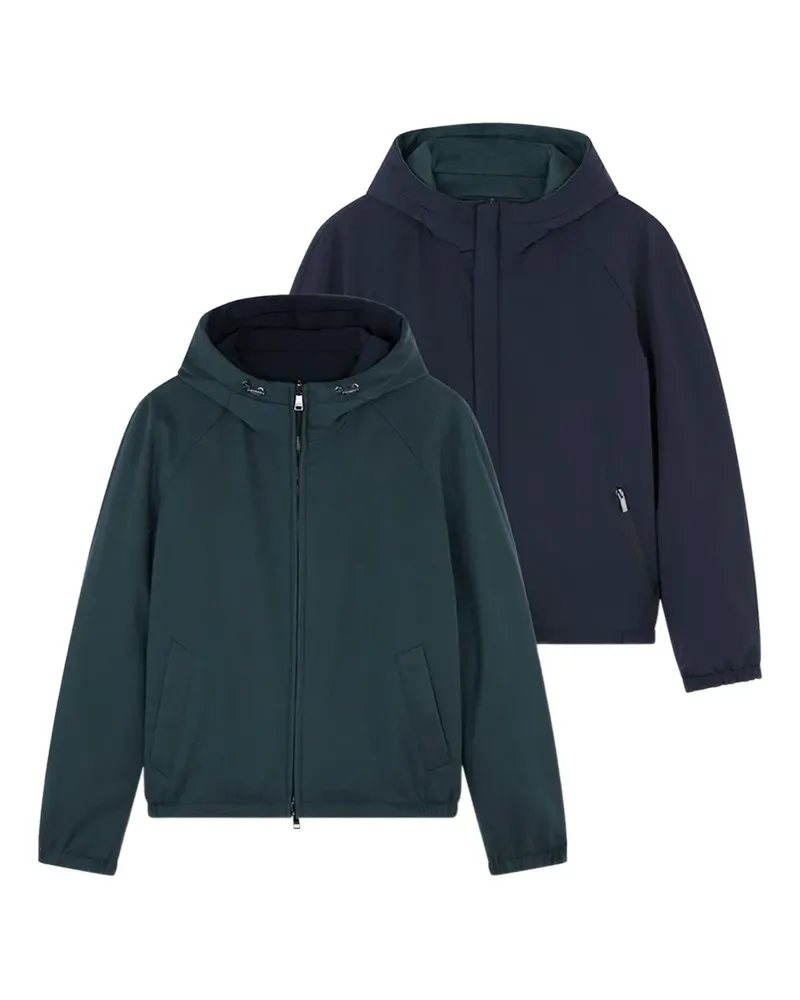 Paul & Shark hooded reversible jacket - Grün Grün