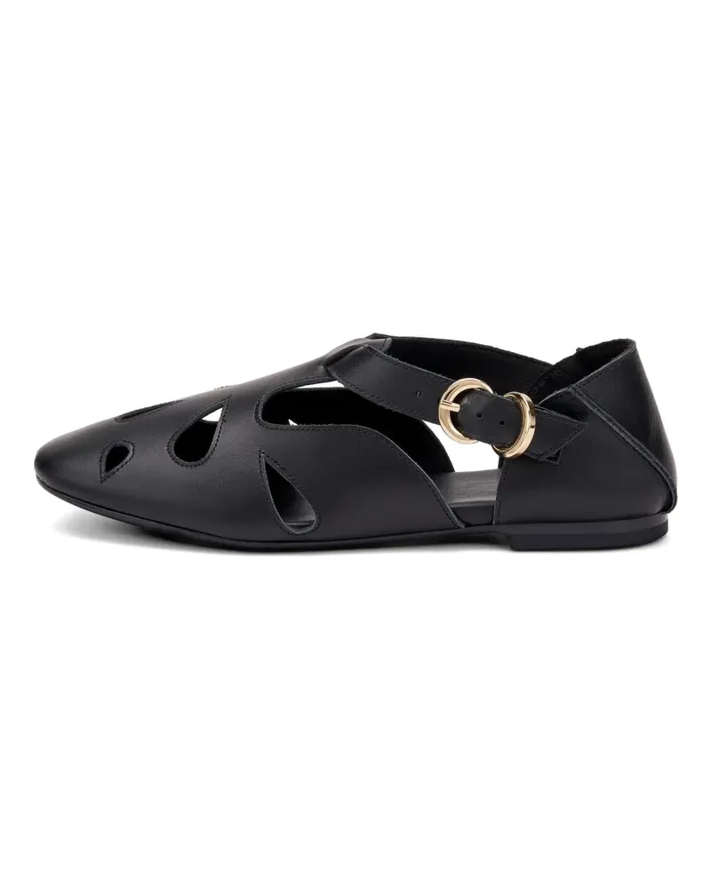FRAU Sandalen mit Cut-Outs - Schwarz Schwarz
