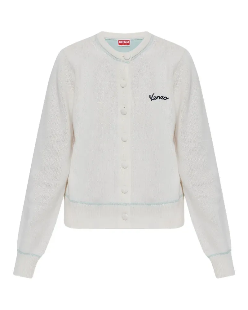 Kenzo Cardigan mit Logo-Stickerei - Nude Nude