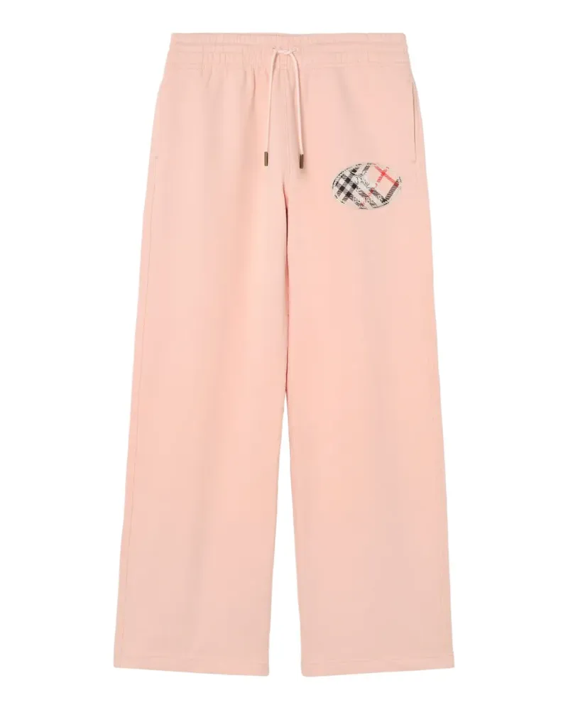 Burberry Check Knight-Laufhose aus Baumwolle - Rosa Rosa