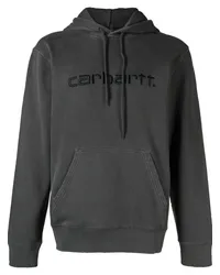 Carhartt WIP Hoodie mit Logo-Stickerei Grau