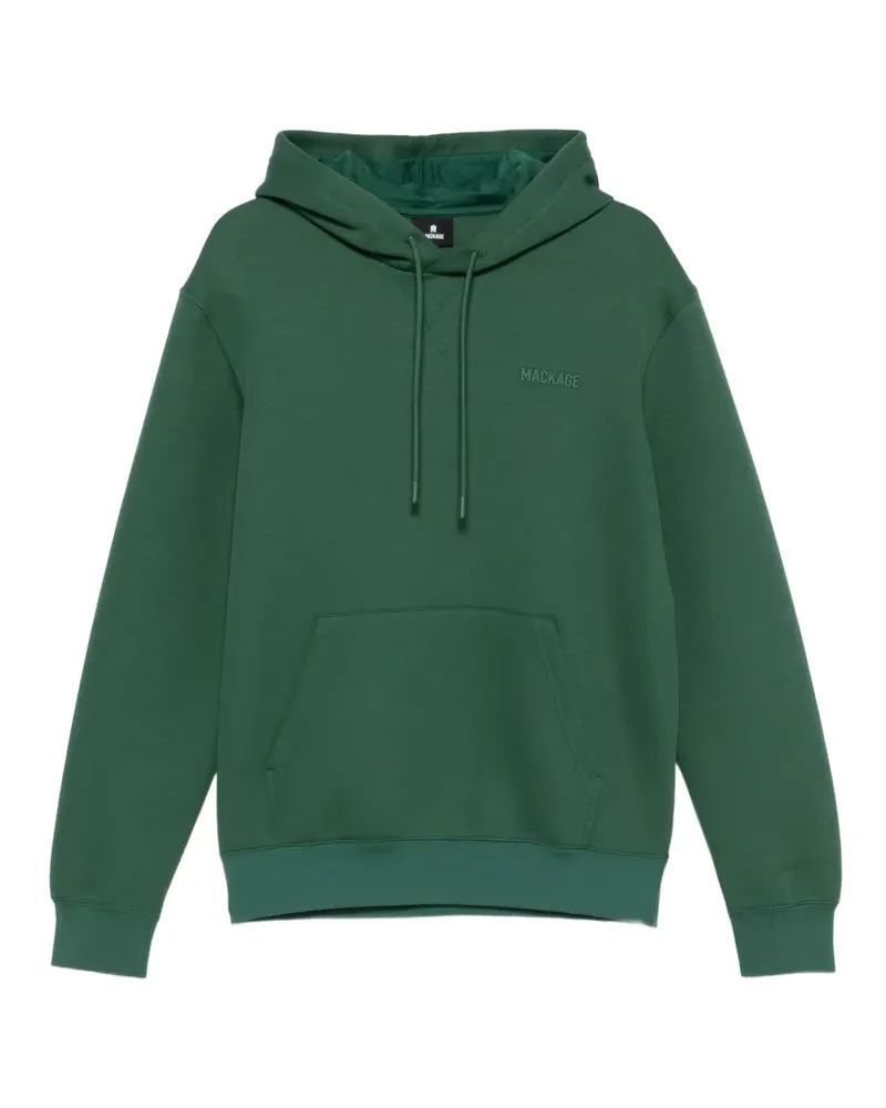 Mackage Kolton Hoodie mit Logo-Print und Kordelzug - Grün Grün