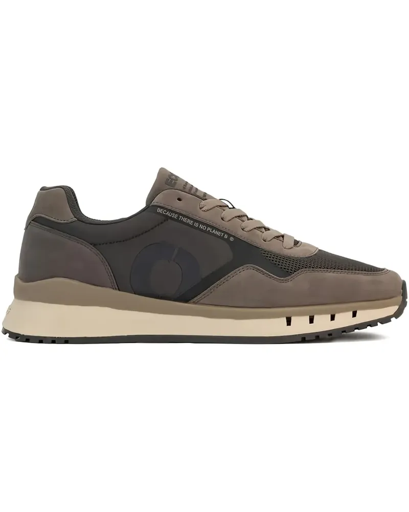 ECOALF panelled lace-up sneakers - Braun Braun