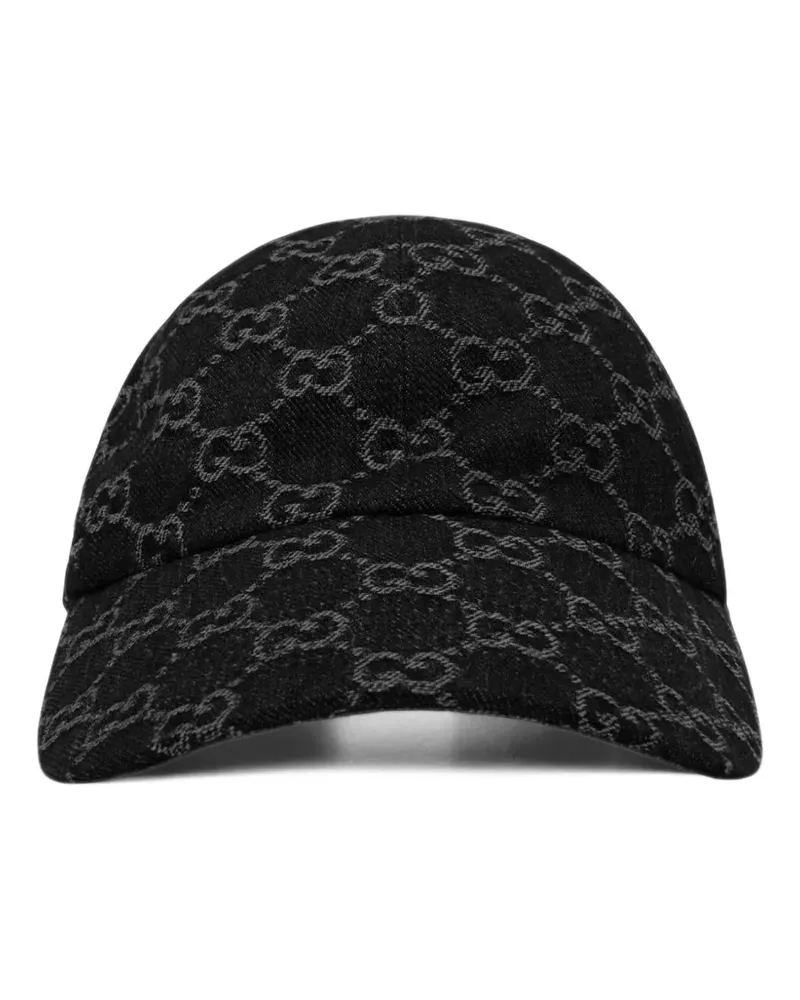 Gucci GG cotton denim baseball hat - Schwarz Schwarz