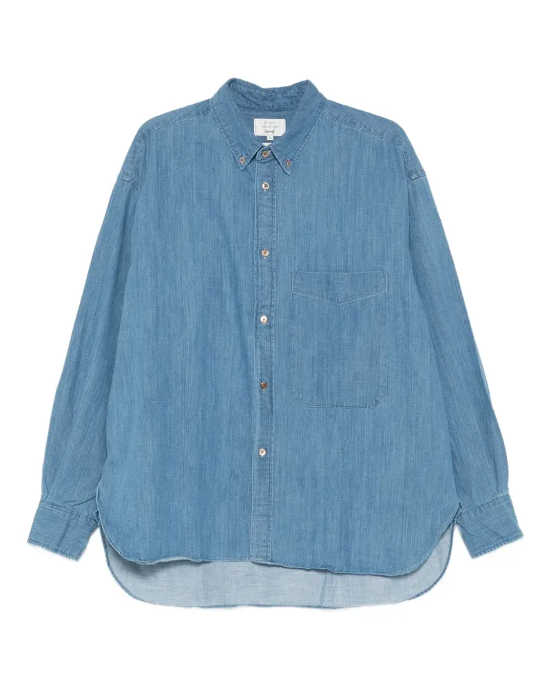 Studio Nicholson x Beams Plus oxford shirt - Blau Blau