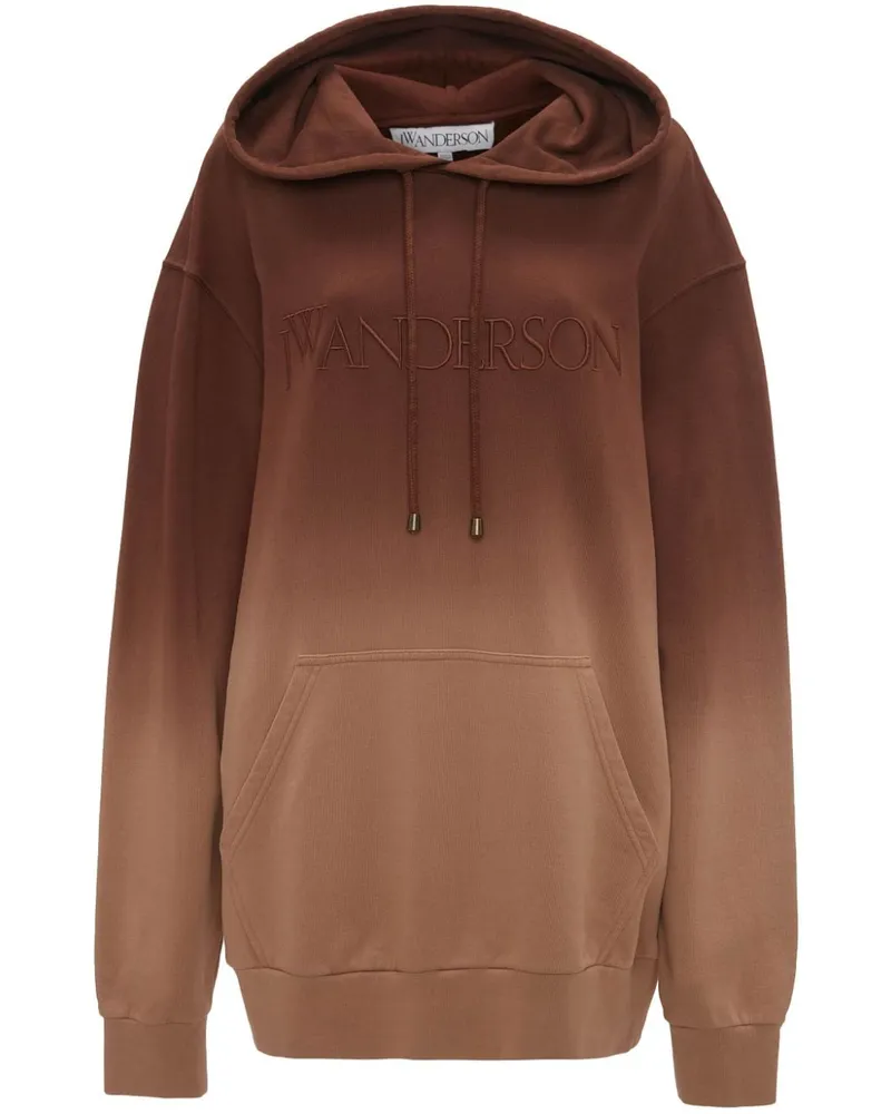 J.W.Anderson Hoodie mit Ombré-Effekt - Braun Braun