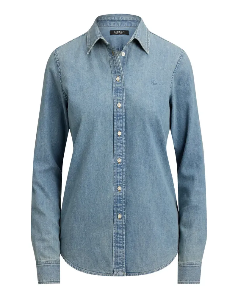Ralph Lauren Jeanshemd mit Logo-Stickerei - Blau Blau