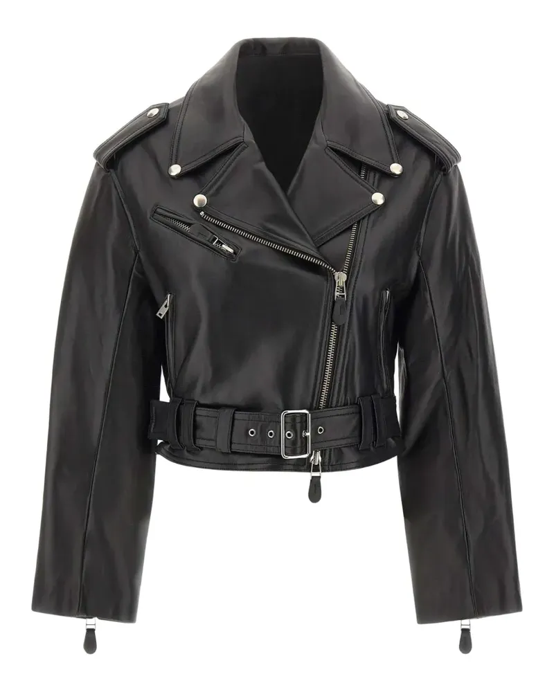 IRO Georgia leather biker jacket - Schwarz Schwarz