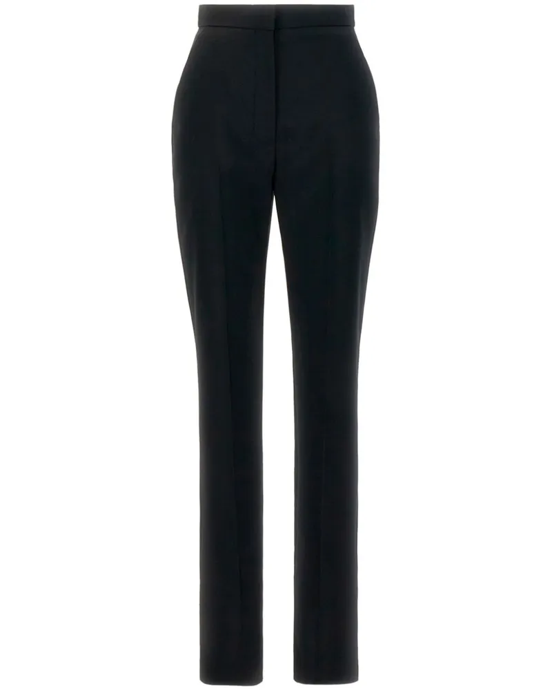 Alexander McQueen Hose aus Wolle - Schwarz Schwarz