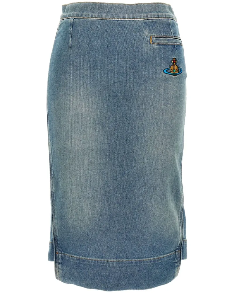 Vivienne Westwood Rock mit Orb-Stickerei - Blau Blau