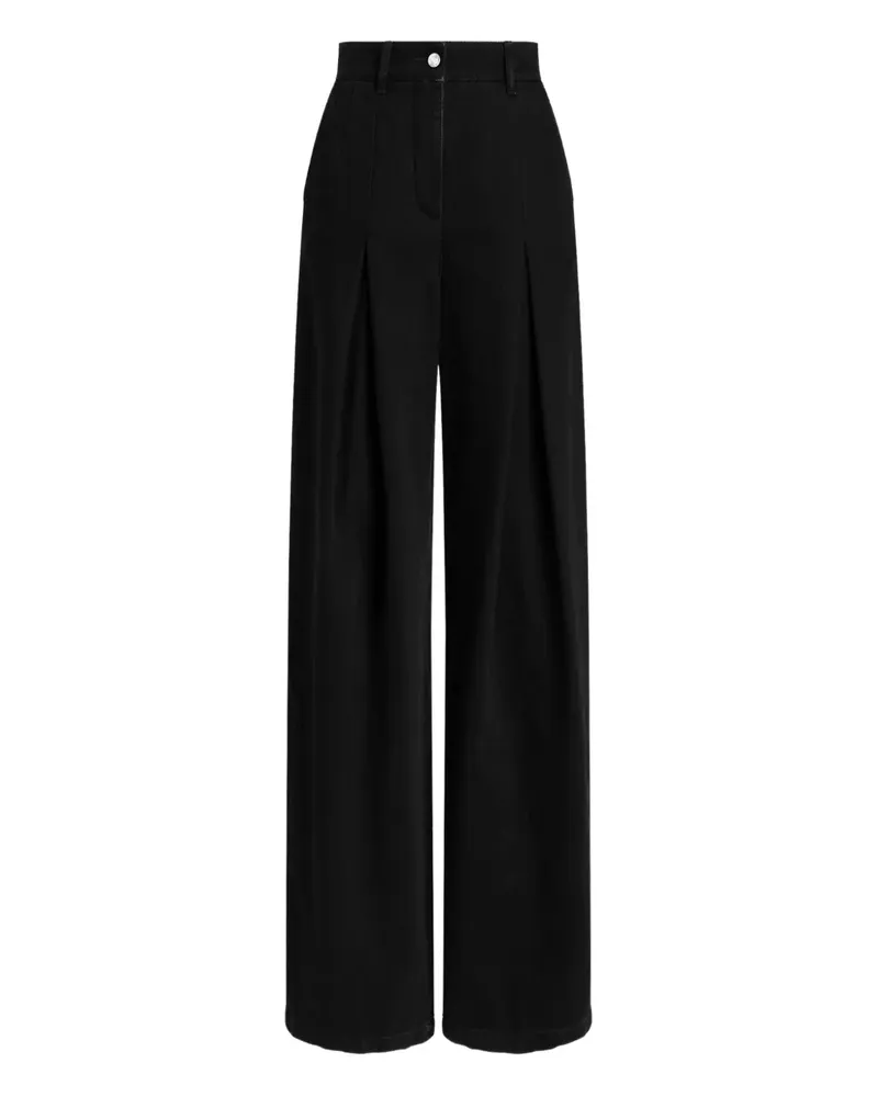 Dolce & Gabbana Jeans mit Falten - Schwarz Schwarz