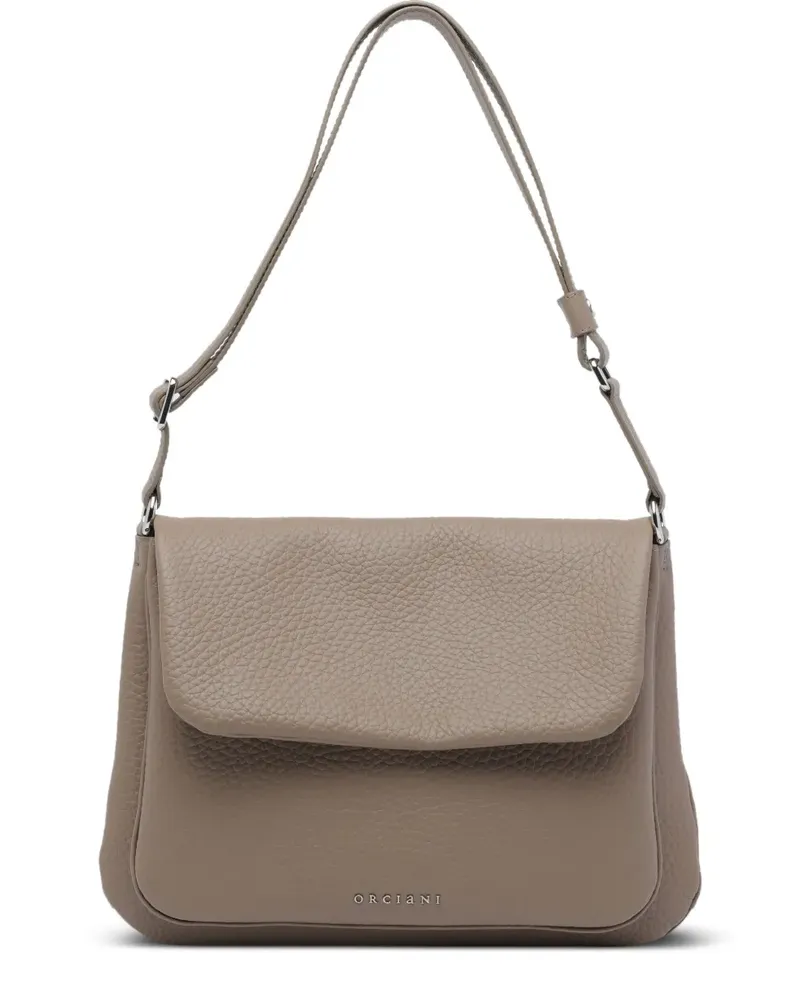 Orciani Kleine Diana Schultertasche - Nude Nude