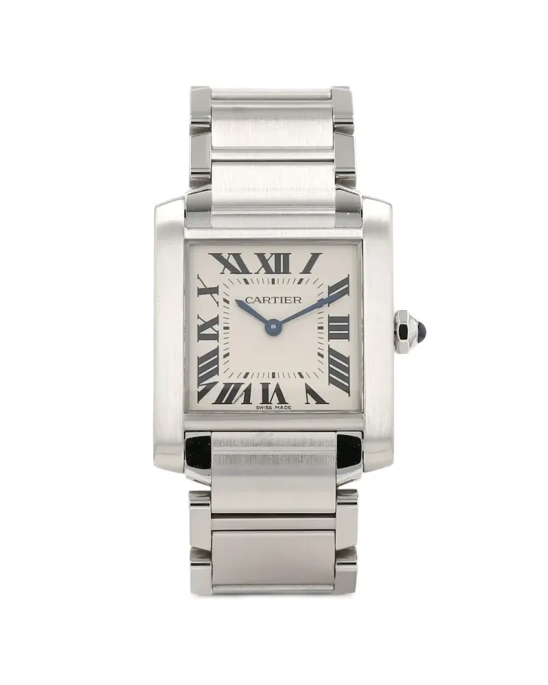 Cartier 2010 pre-owned Tank Francaise 25mm - Weiß Weiß