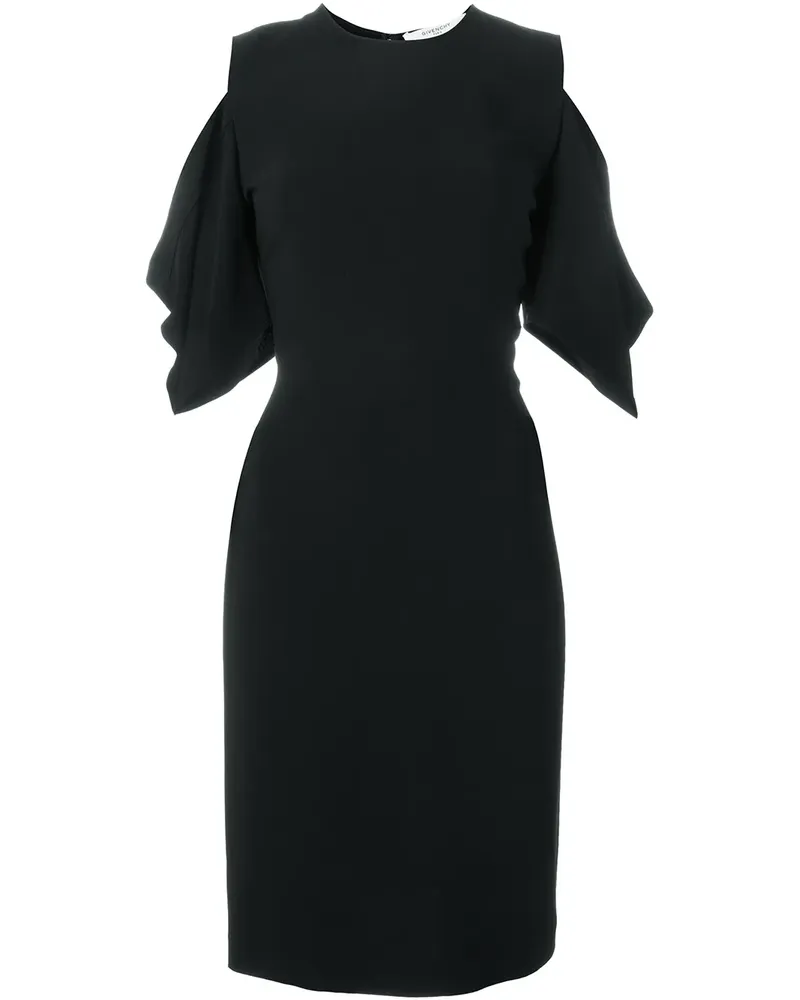 Givenchy Cold Shoulder' Seidenkleid - Schwarz Schwarz